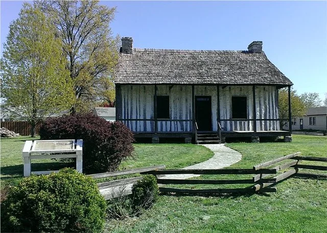Photo of Martin Boismenue historic home as it stands today in East Carondelet, Illinois