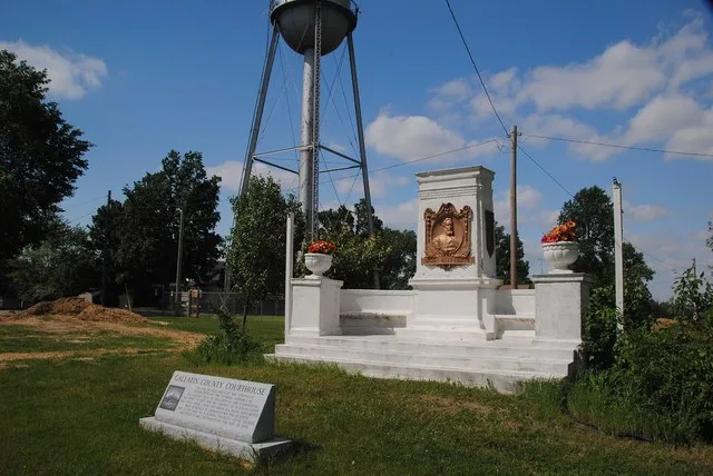 Monument of General Michael Lawler in Equality, Illinois
