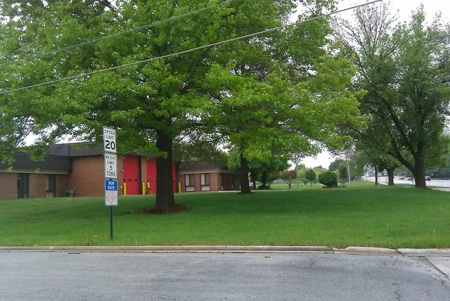 Image of the Hazel Crest (Illinois) Fire Department, taken at the intersection of 175th and Stonebridge.