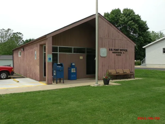 Post office in Henderson, IL circa 2011.