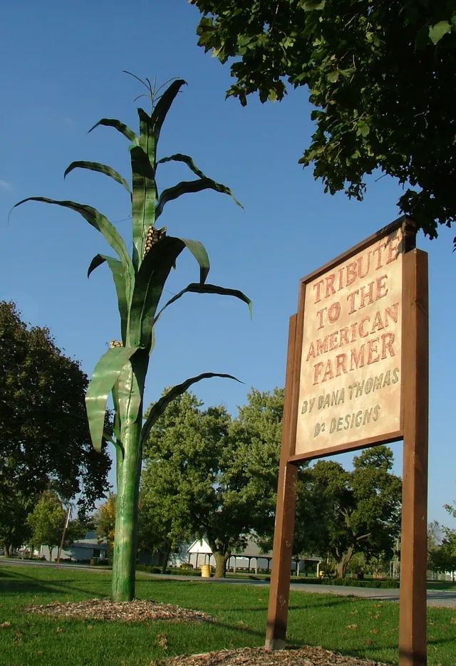 A tribute to farmers in Hoopeston, Illinois