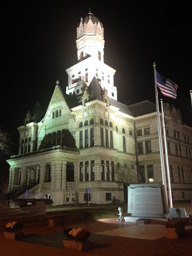 An outstanding example of Richardsonian Romanesque architecture, the Jersey County (IL) Courthouse was built in the late 1800's, in Jerseyville, IL