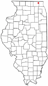 Adapted from Wikipedia's IL county maps by Seth Ilys . en:Category:Illinois city locator maps
