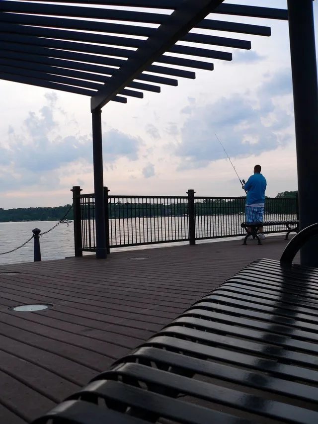 View of Lake Zurich from the promenade deck