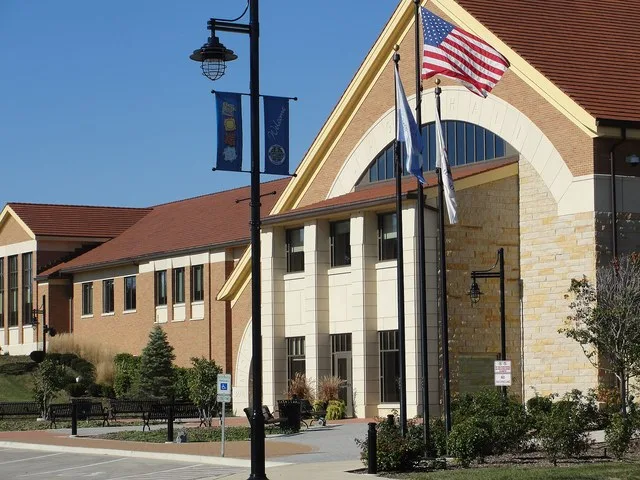 Village Hall of Montgomery, Illinois. 200 N. River Street