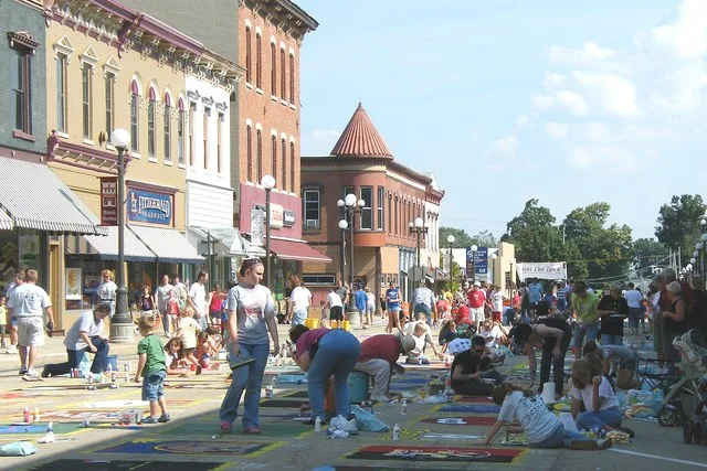 Paint the Town, Morrison's signature event, every third Saturday in September