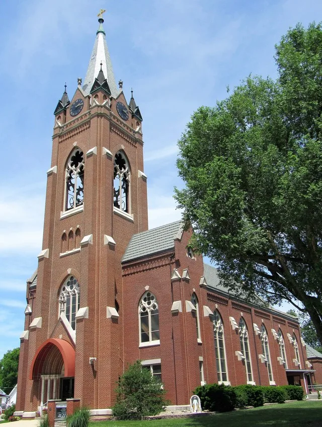 St. George Catholic Church in New Baden, Illinois.