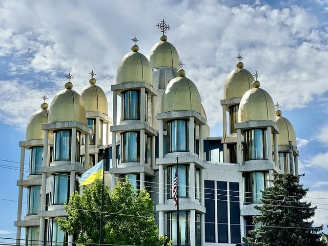St. Joseph the Betrothed Ukrainian Greek Catholic Church, Cumberland Avenue and Argyle Street, O’Hare, Chicago, IL