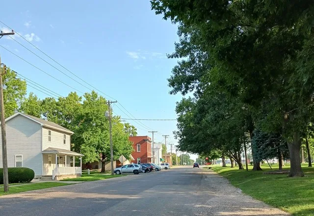 South Main Street in Payson, Illinois in Adams County.