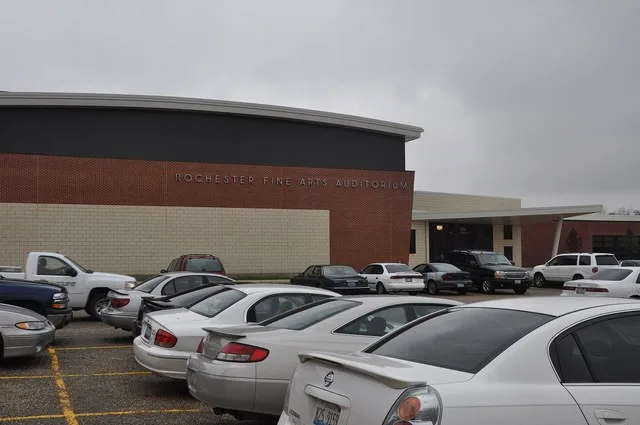 The Fine Arts Auditorium of Rochester High School in Rochester, IL