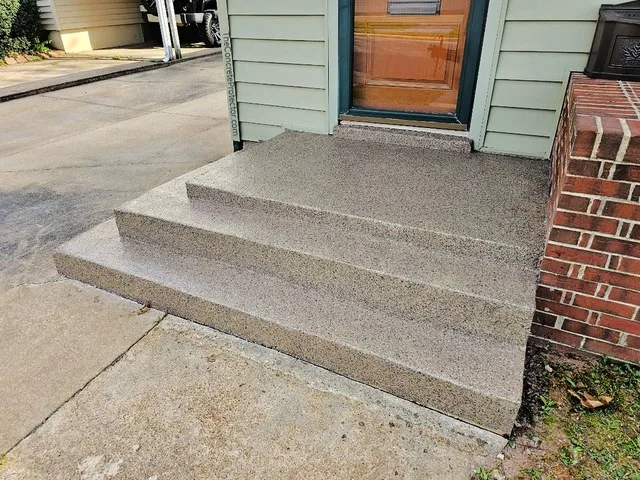 GraniFlex (Garnet Stone Blend) Steps- Rockwood Epoxy - Ellis Grove, IL