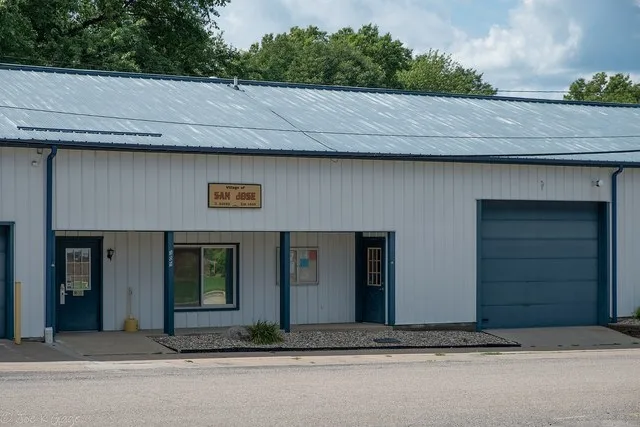 San Jose Village Hall in San Jose, Illinois .