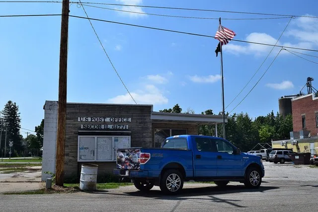 The post office in Secor, Illinois .