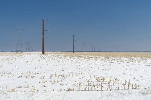 Overhead power lines