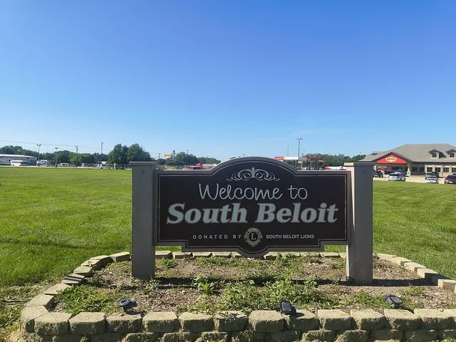 South Beloit, Illinois welcome sign