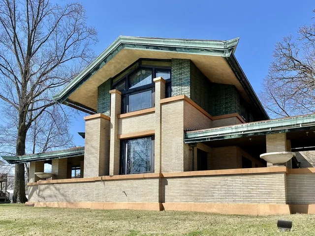Built in 1902-1904, this Prairie-style house was designed by Frank Lloyd Wright for Susan Lawrence Dana, as a renovation of an Italianate-style house built in 1868-1869, which was...