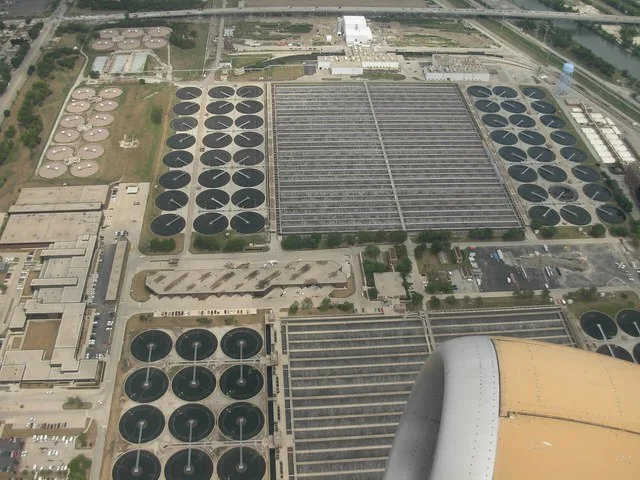Stickney Water Reclamation Plant (Sewage treatment plant). The Metropolitan Water Reclamation District of Greater Chicago operates the largest wastewater treatment plant in the wo...