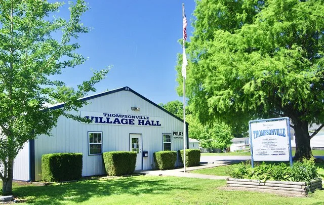 Village Hall in Thompsonville, Illinois, United States