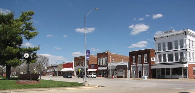 South Main Street, Virginia, Illinois.