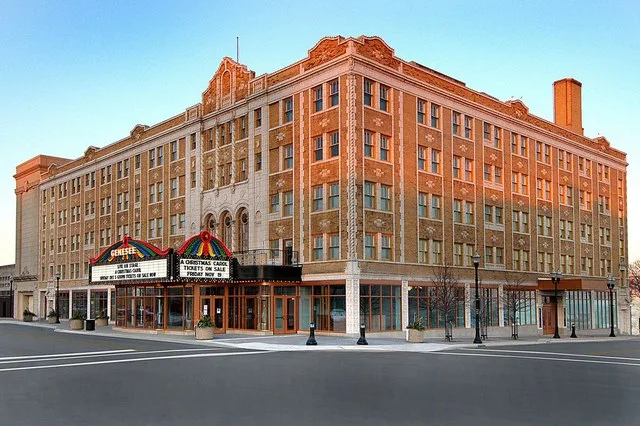 This is the Genesee Theatre in downtown Waukegan, Illinois
