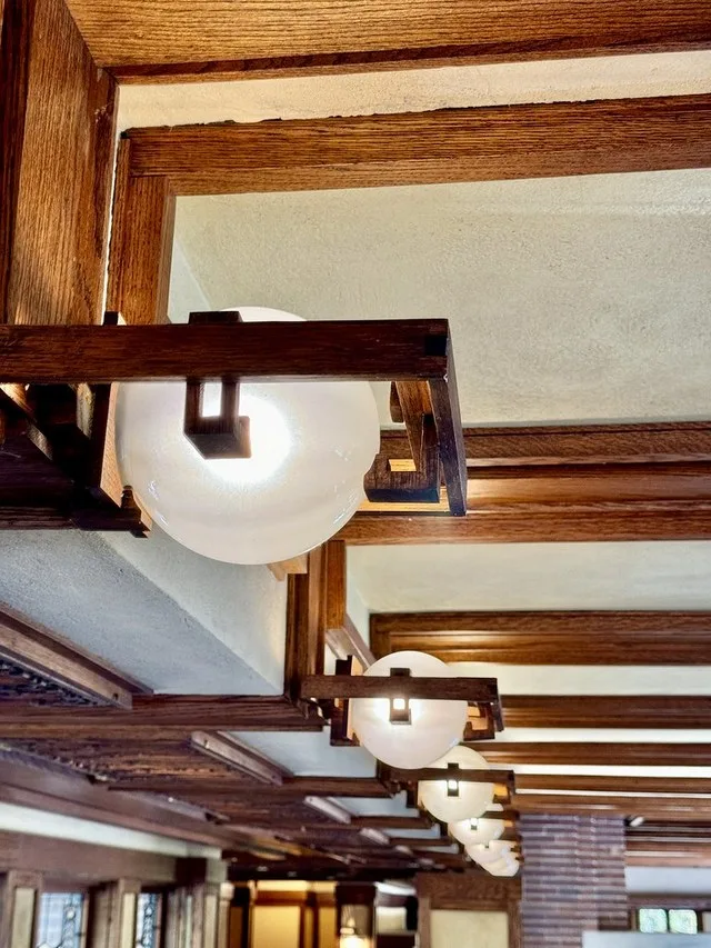 Sconces, Frederick C. Robie House, Woodlawn Avenue and 58th Street, Hyde Park, Chicago, IL