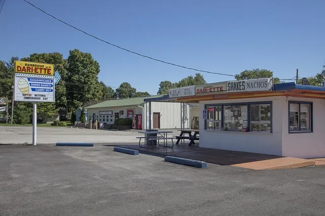The Dari-ette -- not Dairy-ette -- ice-cream stand in Bainbridge, Indiana.