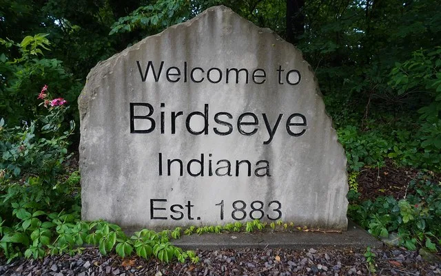 Birdseye, Indiana sign