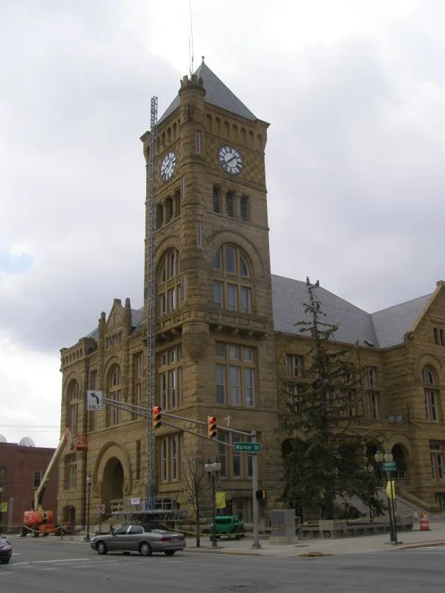 Wells County Courthouse in Bluffton, Indiana