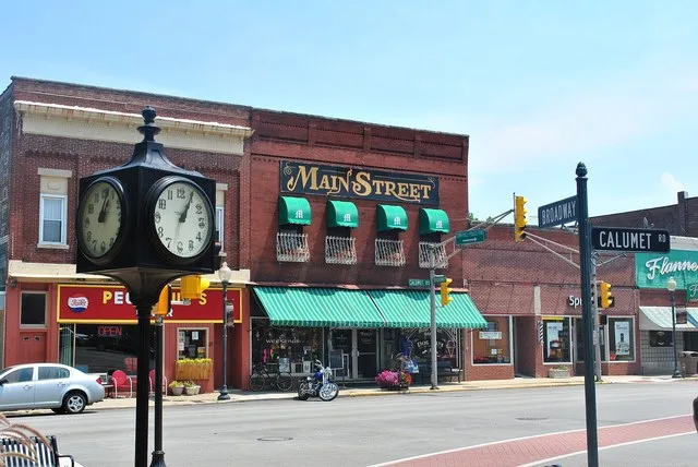 Main Street Building (119 S. Calumet St. at Broadway), downtown Chesterton, Indiana
