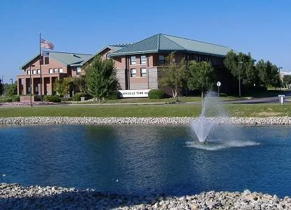 New town hall of Clarksville, Indiana.