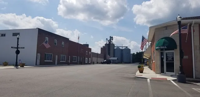 Main Street in Coatesville, Indiana