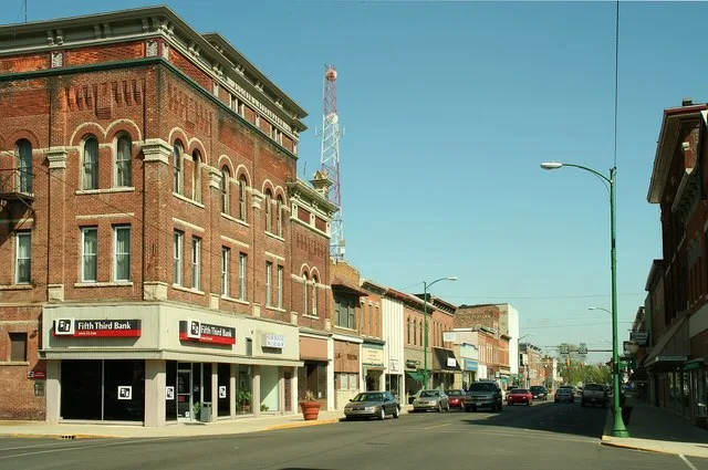 Decatur, Indiana downtown.