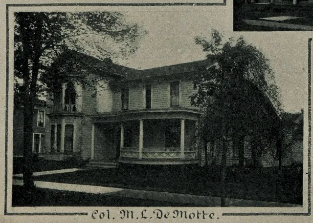 Col. M. L. De Motte. Date: 1905 Source Type: Photograph Publisher, Printer, Photographer: A. H. Reading Postmark: Not Applicable Collection: Steven R. Shook Remark: Colonel Mark L...