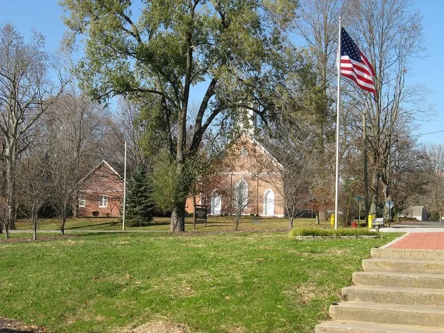 Hanover Presbyterian Church from Firemans Park.