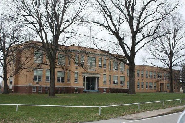 The former Monroe City High School, in Monroe City, Indiana. Now used as a community centre.