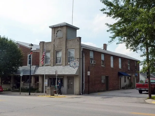Downtown Morgantown, Indiana.