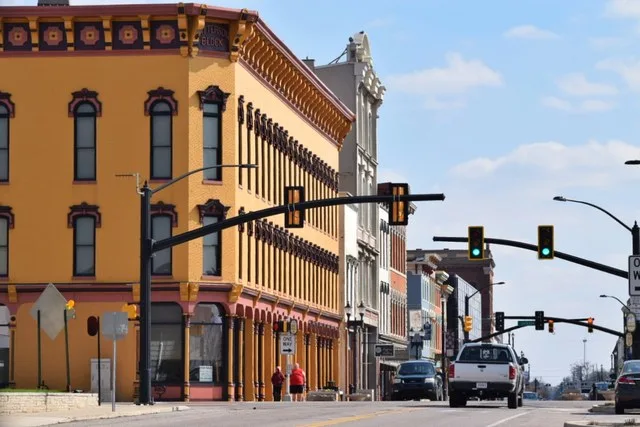 Historic downtown blocks, Muncie, IN