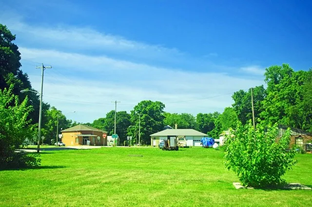 Newtown, Indiana, United States, looking in the direction of the intersection of State Road 341 and State Road 55.