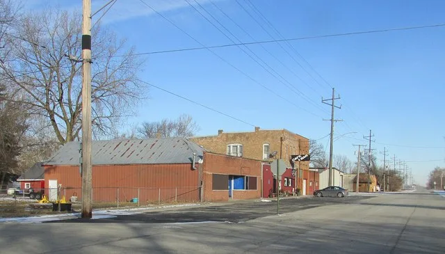 Commercial Building, 23708 and 23706 Parrish Ave, Schneider, Indiana.