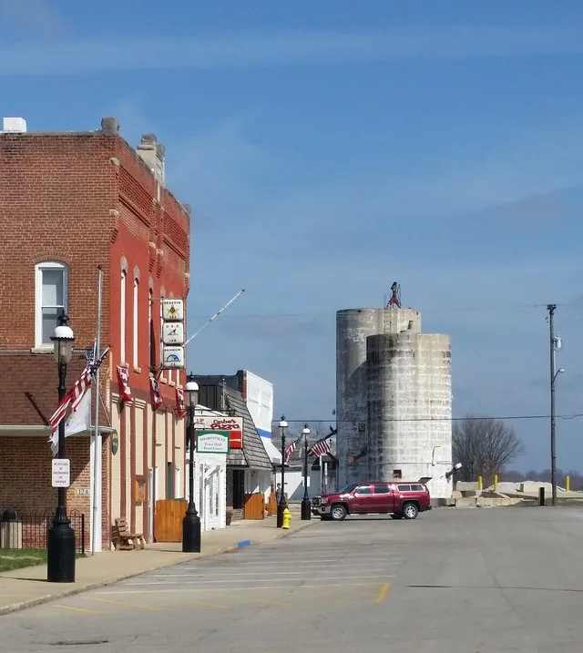 Main Street Sharpsville, Indiana looking North