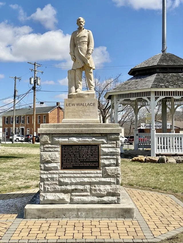 Lew Wallace Monument, Court Square, Main Street, Brookville, IN