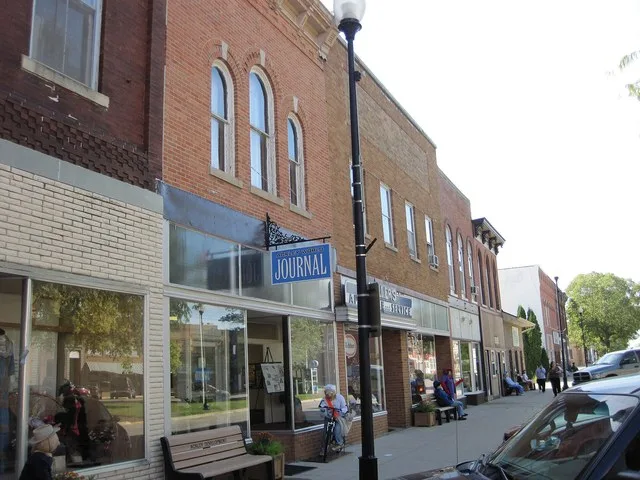 Street in Ackley, Iowa