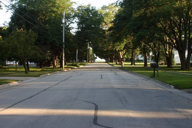 Street in Albert City, IA