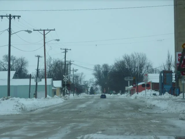 Iowa Snow Storm, Britt, Dec 25th, 2009