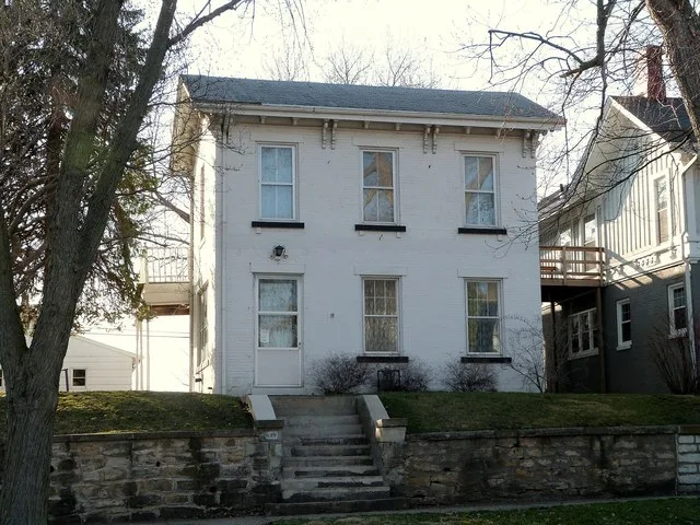 The historic Augustus Caesar Dodge (built 1865), located at the intersection of 829 North 5th Street in Burlington , Iowa , United States , is listed on the US National Register o...