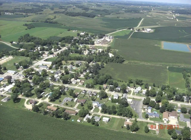Charlotte, Iowa aerial view