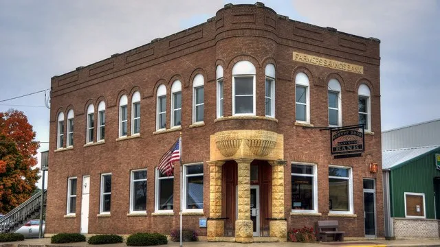 Kerndt Brothers Savings Bank in Clermont, Iowa.