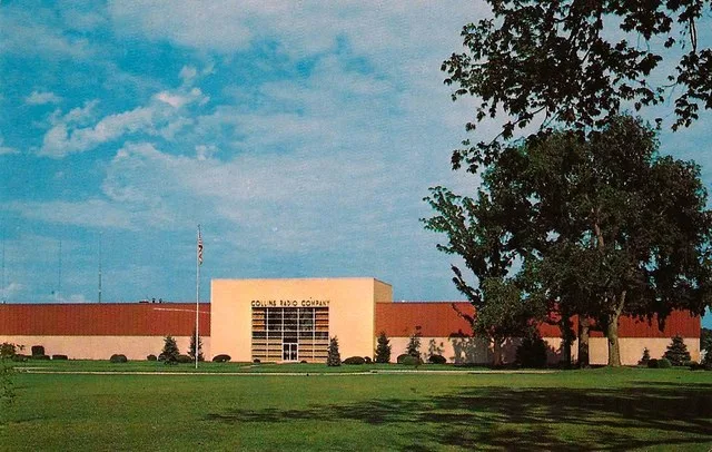 Vintage Postcard Collection - The Engineering Building At Collins Radio Company In Cedar Rapids, Iowa, Published By The Times Radop & Supply Company, A Plastichrome By Colourpictu...