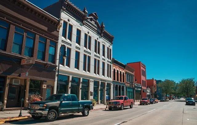 Main Street in downtown Council Bluffs, Iowa. -- (c) 2018 Tony Webster tony@tonywebster.com +1 (202) 930-9200