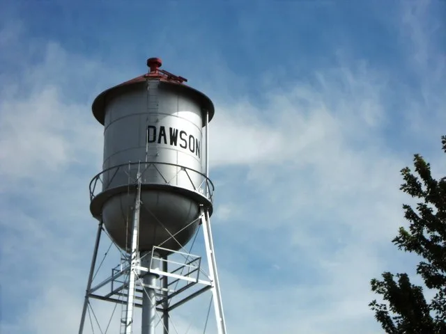Water tower Dawson Iowa
